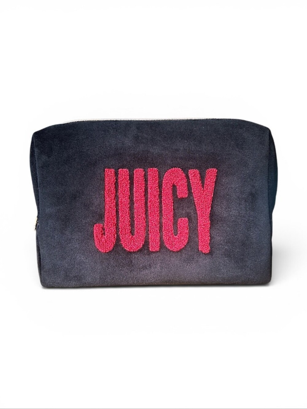 🆕️ Juicy Couture Cosmetic Bag Accesories Pouch -NWOT Red/Black